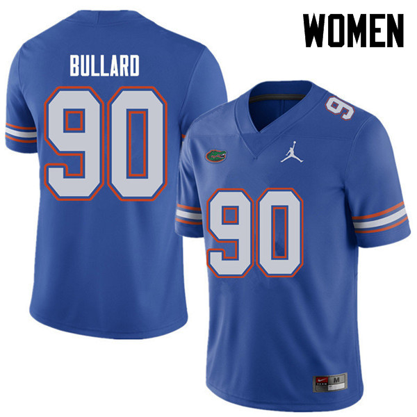 Jordan Brand Women #90 Jonathan Bullard Florida Gators College Football Jerseys Sale-Royal